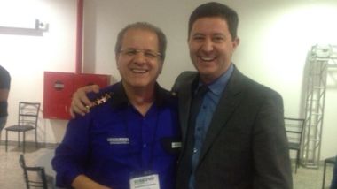 Palestrante de vendas Alexandre Bernardo e o presidente da TAMBASA