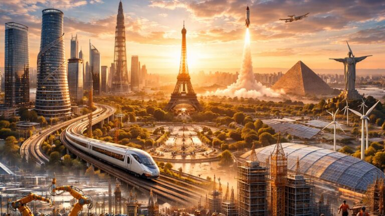 A inteligência, criatividade e força humana que constrói o futuro