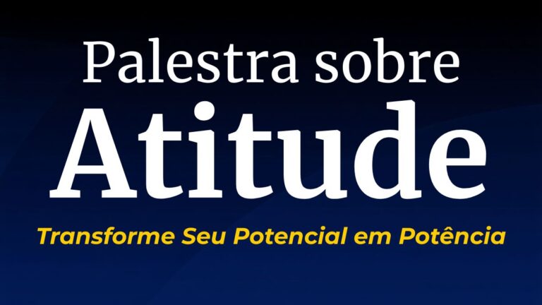 Palestra de Alexandre Bernardo sobre atitude - Transformar potencial em Potência