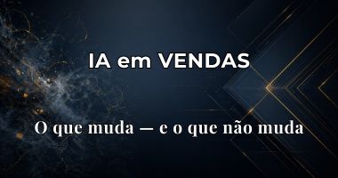 representação visual de transformação nas vendas com inteligência artificial