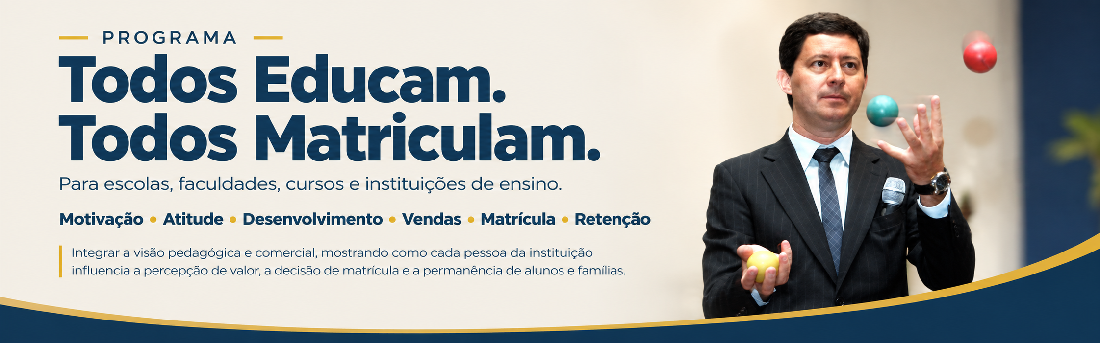 Alexandre Bernardo realiza palestra para escolas, faculdades, para alunos e professores